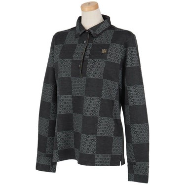 セントアンドリュース StANDREWS レディースシャツ ホースビット柄 長袖ポロシャツ 043-1261004 詳細2