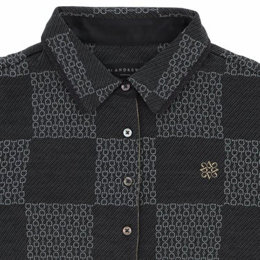 セントアンドリュース StANDREWS レディースシャツ ホースビット柄 長袖ポロシャツ 043-1261004 詳細3