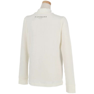 セントアンドリュース StANDREWS レディースシャツ プレミアウォーム ラメロゴプリント 長袖 ハイネックシャツ 043-2166252 詳細1