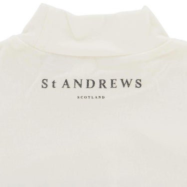 セントアンドリュース StANDREWS レディースシャツ プレミアウォーム ラメロゴプリント 長袖 ハイネックシャツ 043-2166252 詳細4