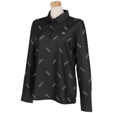 セントアンドリュース StANDREWS レディースシャツ ロゴジャガード 長袖ポロシャツ 043-2261902 詳細3