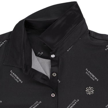 セントアンドリュース StANDREWS レディースシャツ ロゴジャガード 長袖ポロシャツ 043-2261902 詳細5