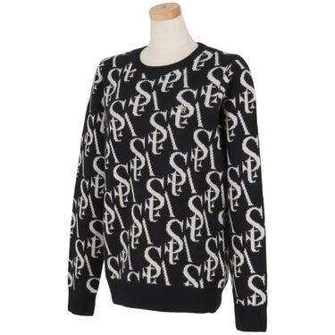 セントアンドリュース StANDREWS レディースシャツ モノグラム柄 ジャガード カシミヤ 長袖 クルーネック セーター 043-2270102 詳細3