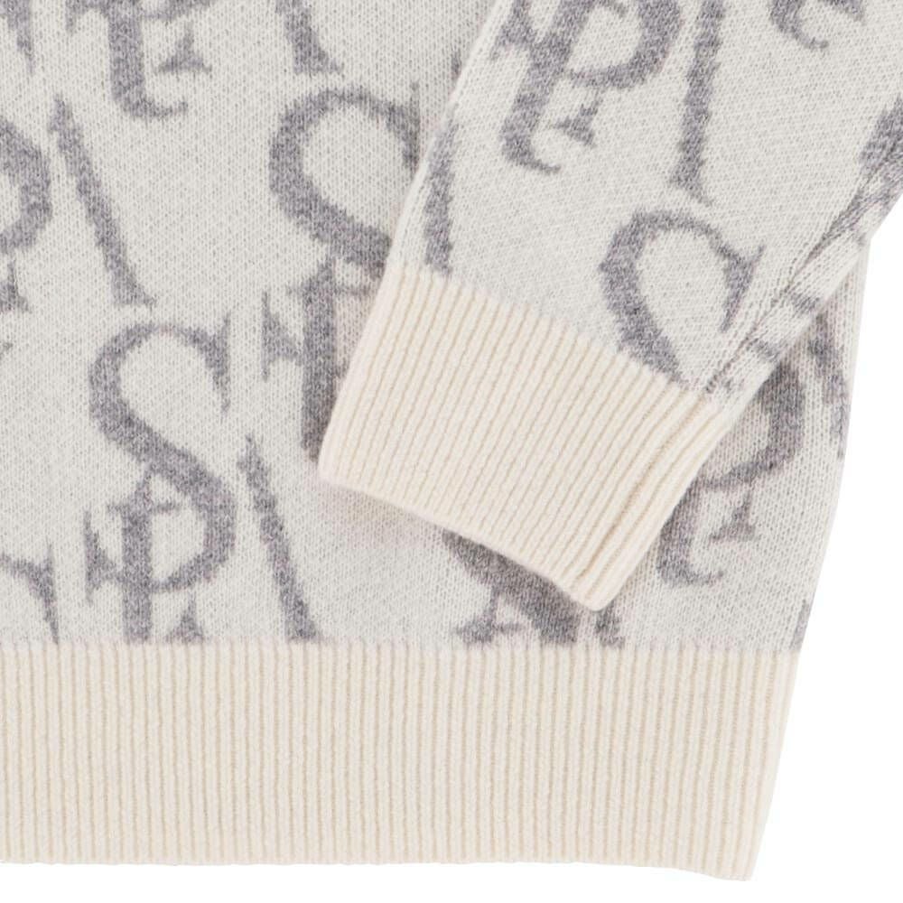 セントアンドリュース StANDREWS レディースシャツ モノグラム柄 ジャガード カシミヤ 長袖 クルーネック セーター 043-2270102 詳細8