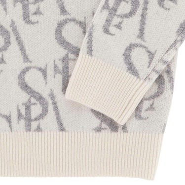 セントアンドリュース StANDREWS レディースシャツ モノグラム柄 ジャガード カシミヤ 長袖 クルーネック セーター 043-2270102 詳細8