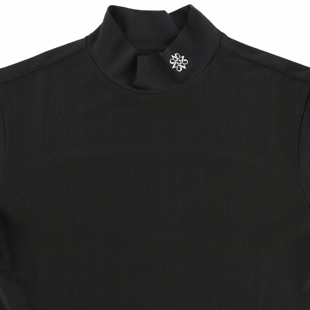 セントアンドリュース StANDREWS レディースシャツ ロゴプリント メッシュ 長袖 ハイネックシャツ 043-2966352 詳細4