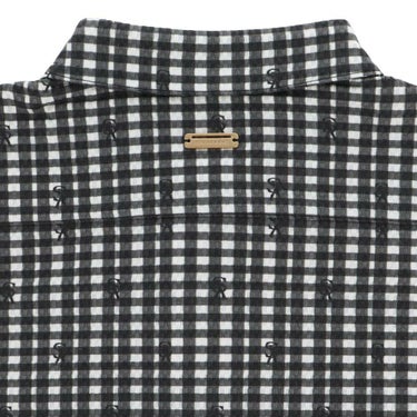 セントアンドリュース StANDREWS レディースシャツ チェック柄 ジャガード 長袖ポロシャツ 043-9261910 詳細5