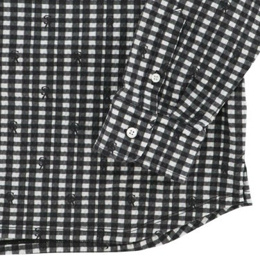 セントアンドリュース StANDREWS レディースシャツ チェック柄 ジャガード 長袖ポロシャツ 043-9261910 詳細6