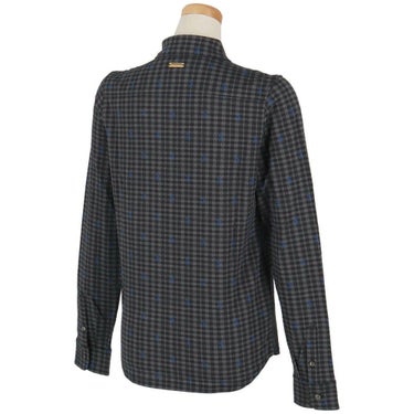 セントアンドリュース StANDREWS レディースシャツ チェック柄 ジャガード 長袖ポロシャツ 043-9261910 詳細7