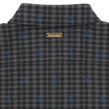 セントアンドリュース StANDREWS レディースシャツ チェック柄 ジャガード 長袖ポロシャツ 043-9261910 詳細10