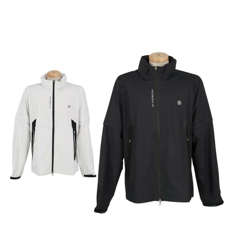 セントアンドリュース St ANDREWS メンズ 2WAY レインブルゾン 収納袋 