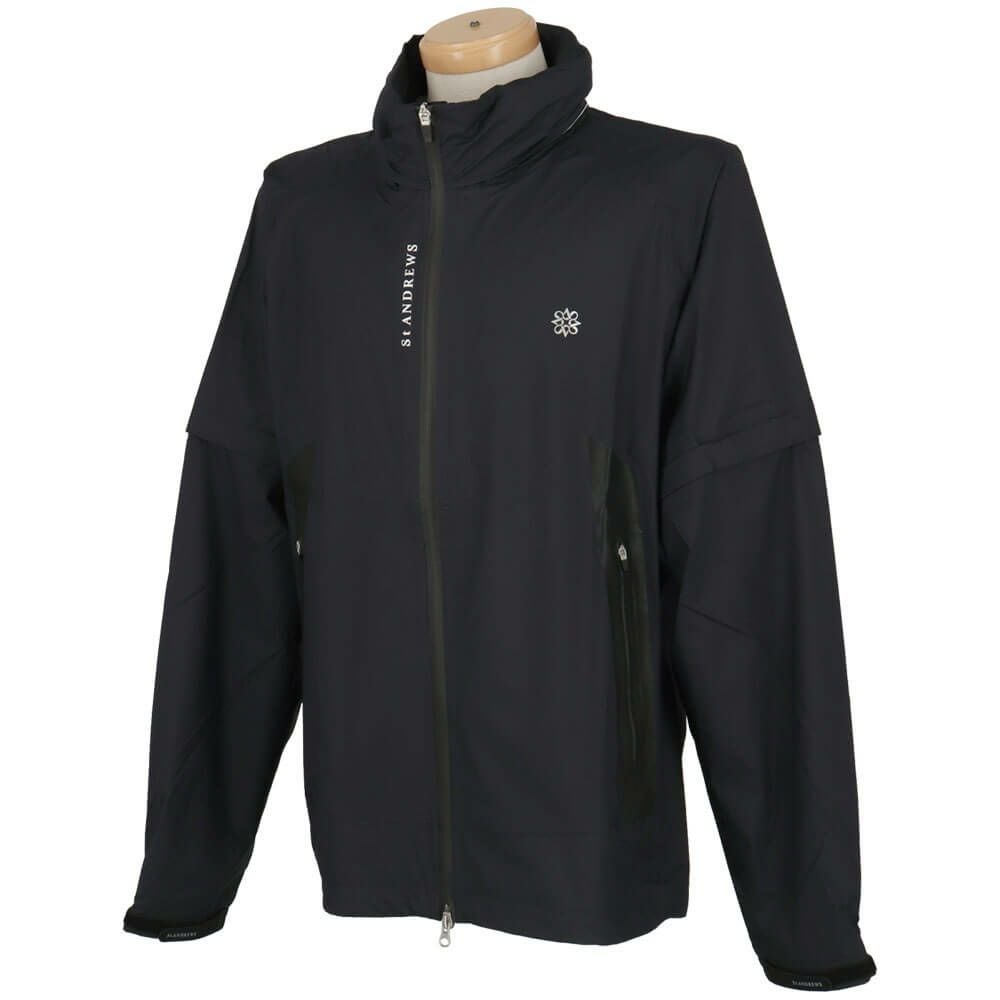 セントアンドリュース St ANDREWS メンズ 2WAY レインブルゾン 収納袋