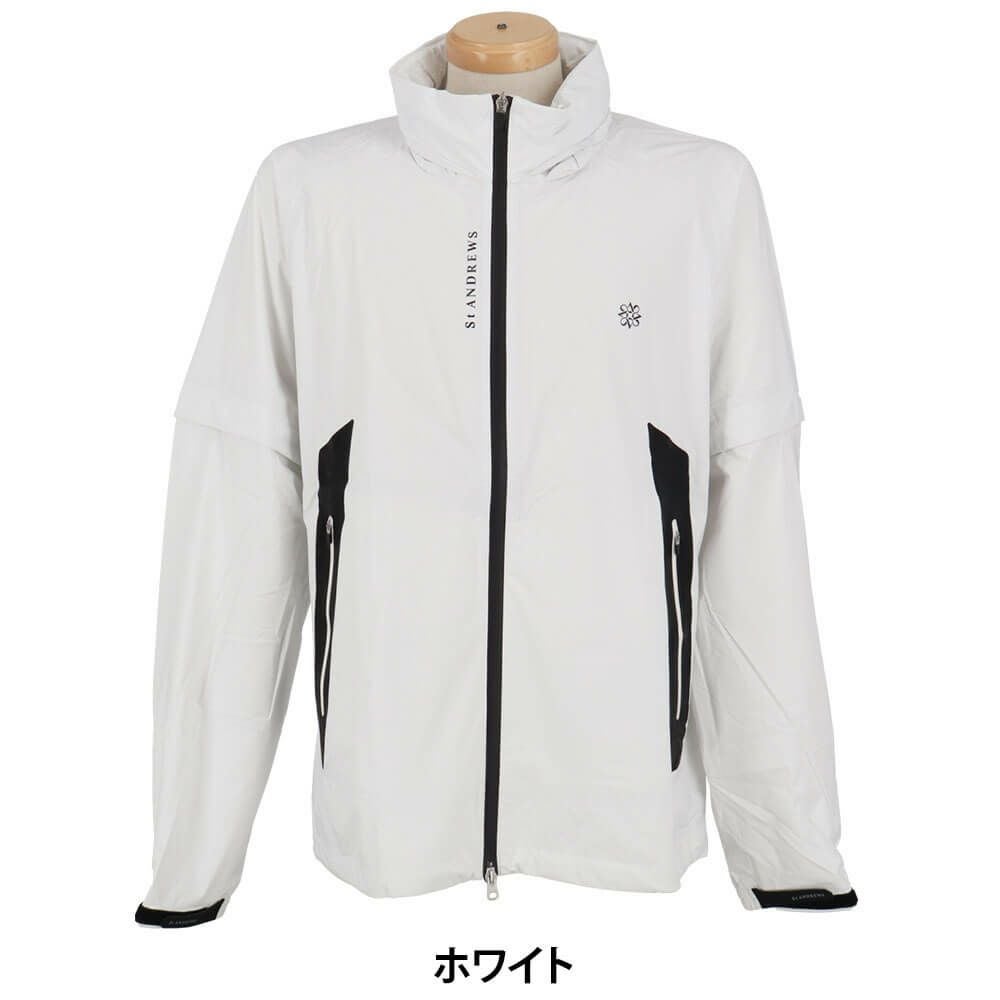 セントアンドリュース St ANDREWS メンズ 2WAY レインブルゾン 収納袋