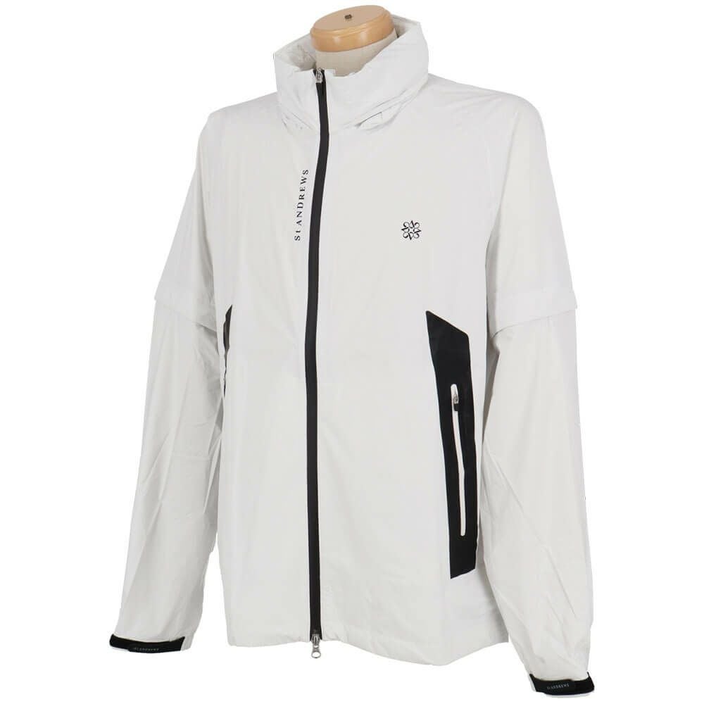 セントアンドリュース St ANDREWS メンズ 2WAY レインブルゾン 収納袋