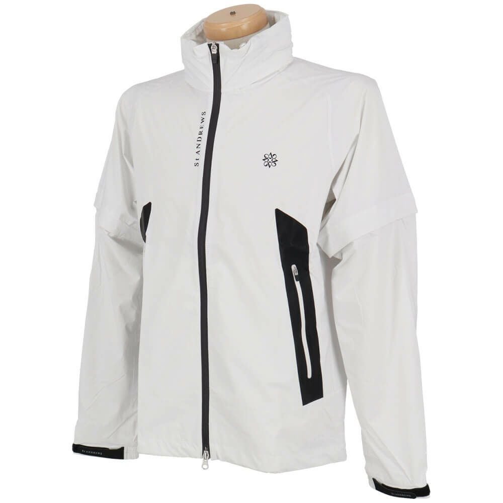 セントアンドリュース St ANDREWS メンズ 2WAY レインブルゾン 収納袋