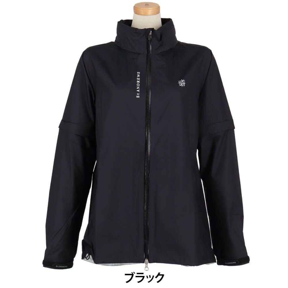 セントアンドリュース St ANDREWS レディース 2WAY レインブルゾン