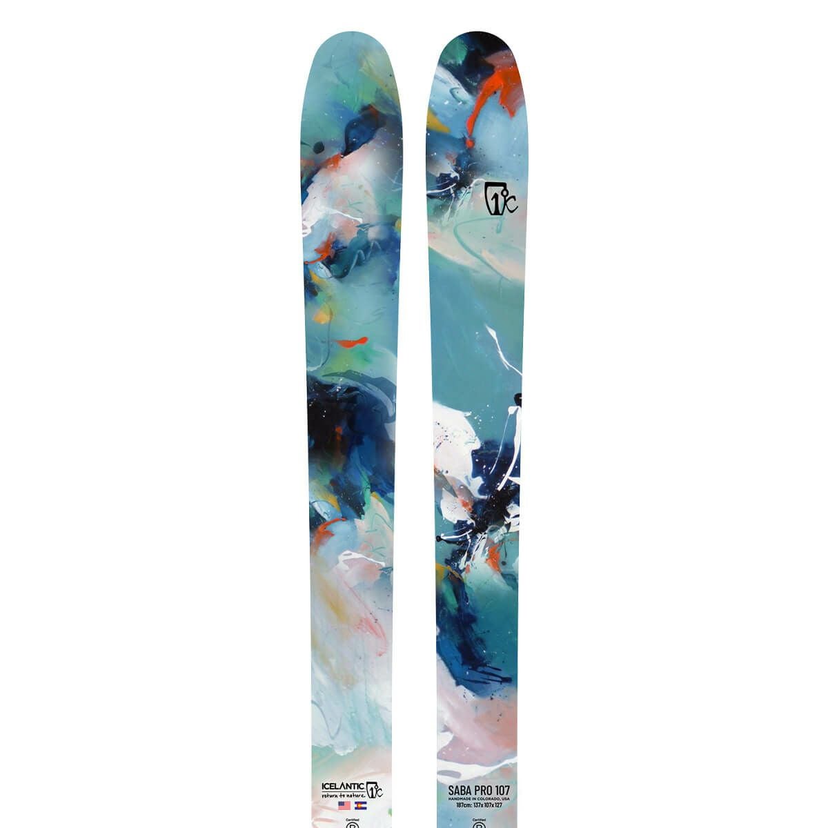 アイスランティック ICELANTIC　SABA PRO 107 サバプロ 107　スキー板 単品 2024-2025
