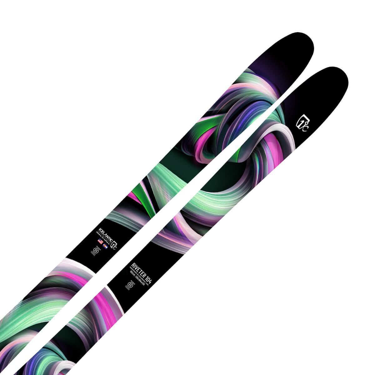 アイスランティック ICELANTIC　RIVETER 104 リベータ― 104　スキー板 単品 2025-2026 詳細3