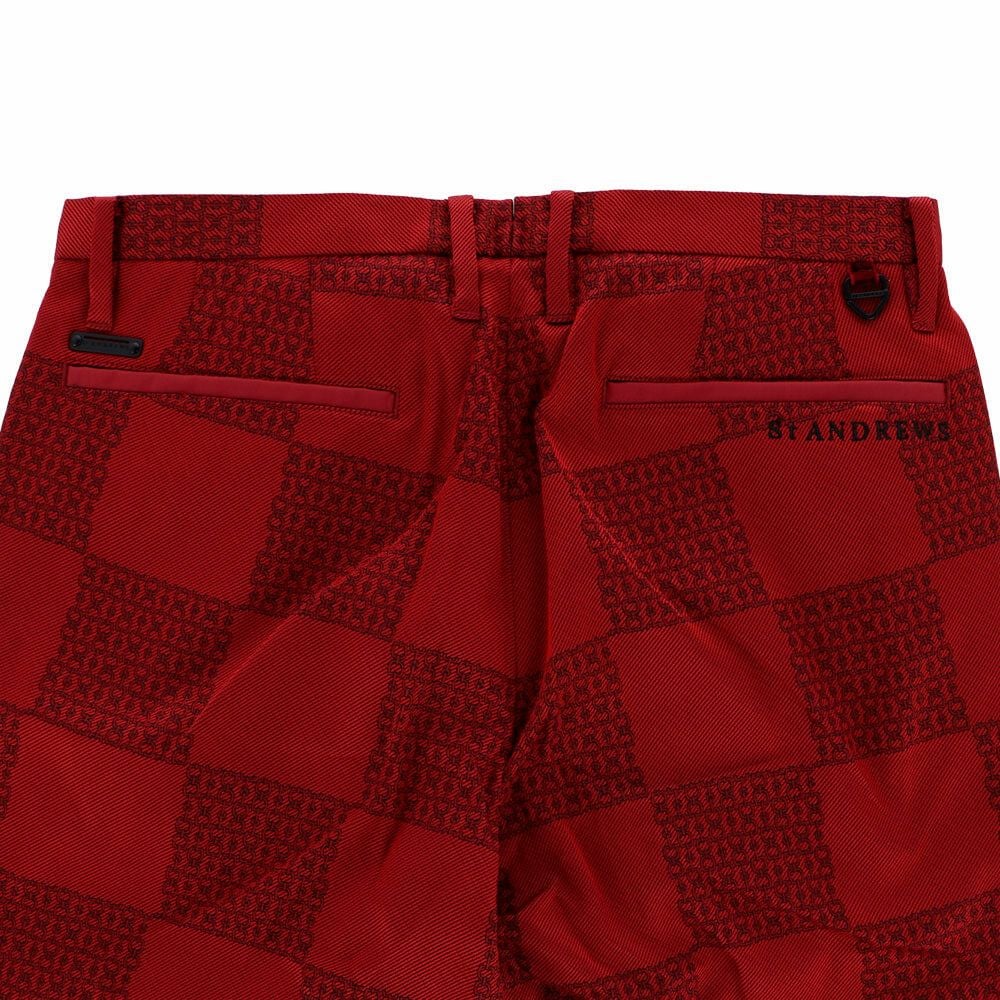 セントアンドリュース St ANDREWS　メンズ ホースビット柄 ストレッチ ロングパンツ 042-1231003 詳細13