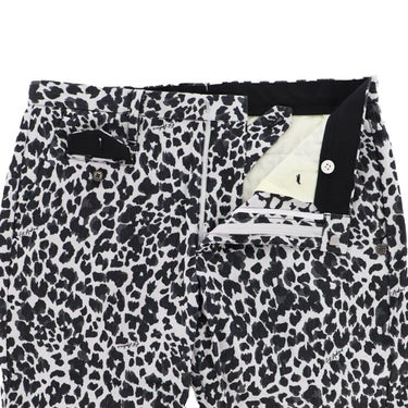 セントアンドリュース St ANDREWS　メンズ レオパード ジャガード ストレッチ ロングパンツ 042-1231005 ホワイト 詳細4