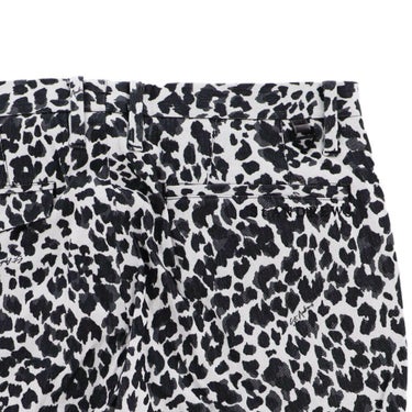 セントアンドリュース St ANDREWS　メンズ レオパード ジャガード ストレッチ ロングパンツ 042-1231005 ホワイト 詳細5