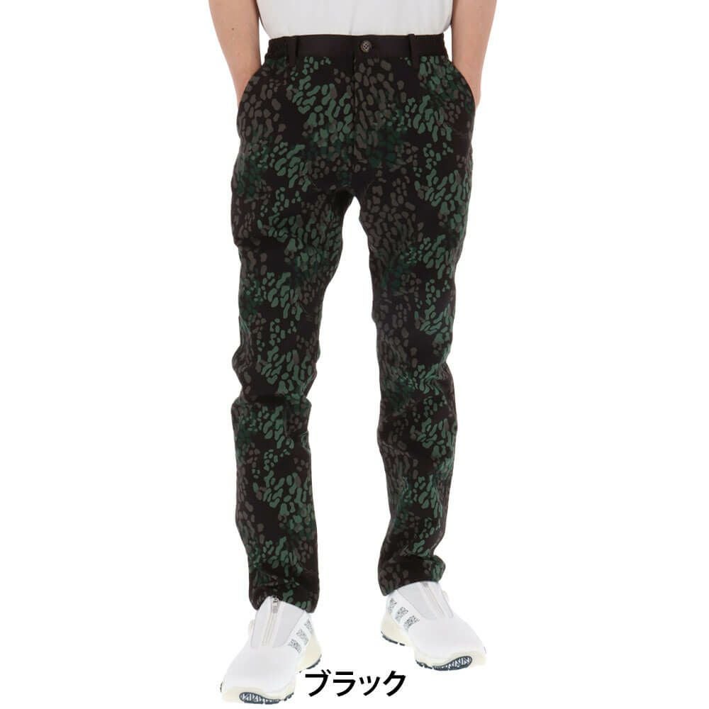 セントアンドリュース St ANDREWS　メンズ リンクスグリーン ジャガード ロングパンツ 042-2231003 詳細2