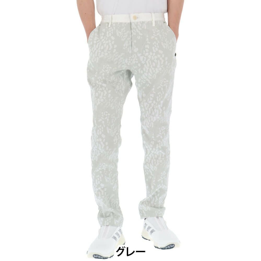 セントアンドリュース St ANDREWS　メンズ リンクスグリーン ジャガード ロングパンツ 042-2231003 詳細8