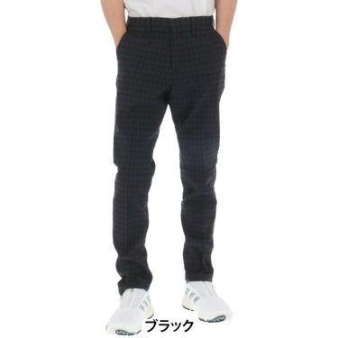 セントアンドリュース St ANDREWS　メンズ 変形千鳥 ジャガード ロングパンツ 042-2231011 詳細2