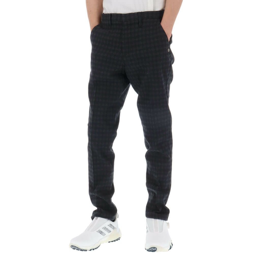 セントアンドリュース St ANDREWS　メンズ 変形千鳥 ジャガード ロングパンツ 042-2231011 詳細4