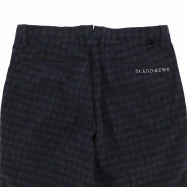 セントアンドリュース St ANDREWS　メンズ 変形千鳥 ジャガード ロングパンツ 042-2231011 詳細6