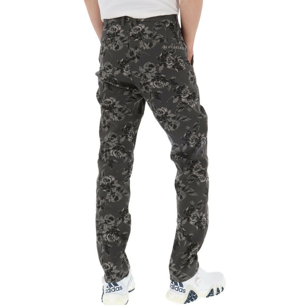 セントアンドリュース St ANDREWS　メンズ ボニースコットランド ジャガード ロングパンツ 042-2231105 グレー 詳細2