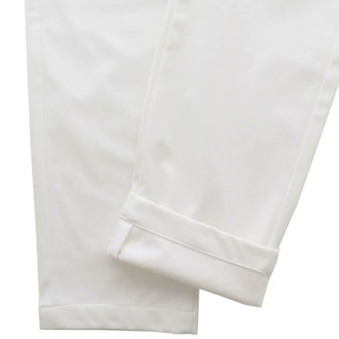 セントアンドリュース St ANDREWS　メンズ ロゴデザイン モノグラム柄 エンボスプリント 裏起毛 ボンディング ロングパンツ 042-2231155 ホワイト 詳細6