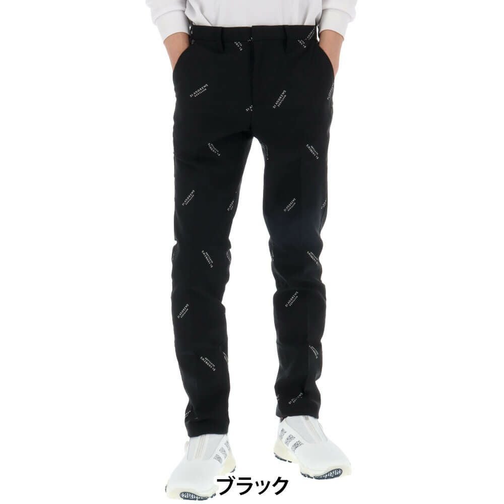 セントアンドリュース St ANDREWS　メンズ ロゴ ジャガード ロングパンツ 042-2231901 詳細2
