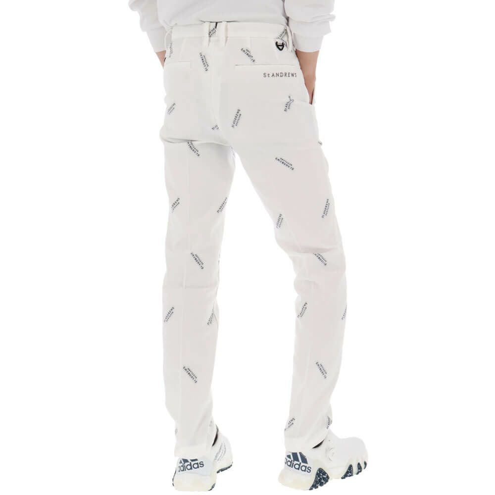 セントアンドリュース St ANDREWS　メンズ ロゴ ジャガード ロングパンツ 042-2231901 詳細10