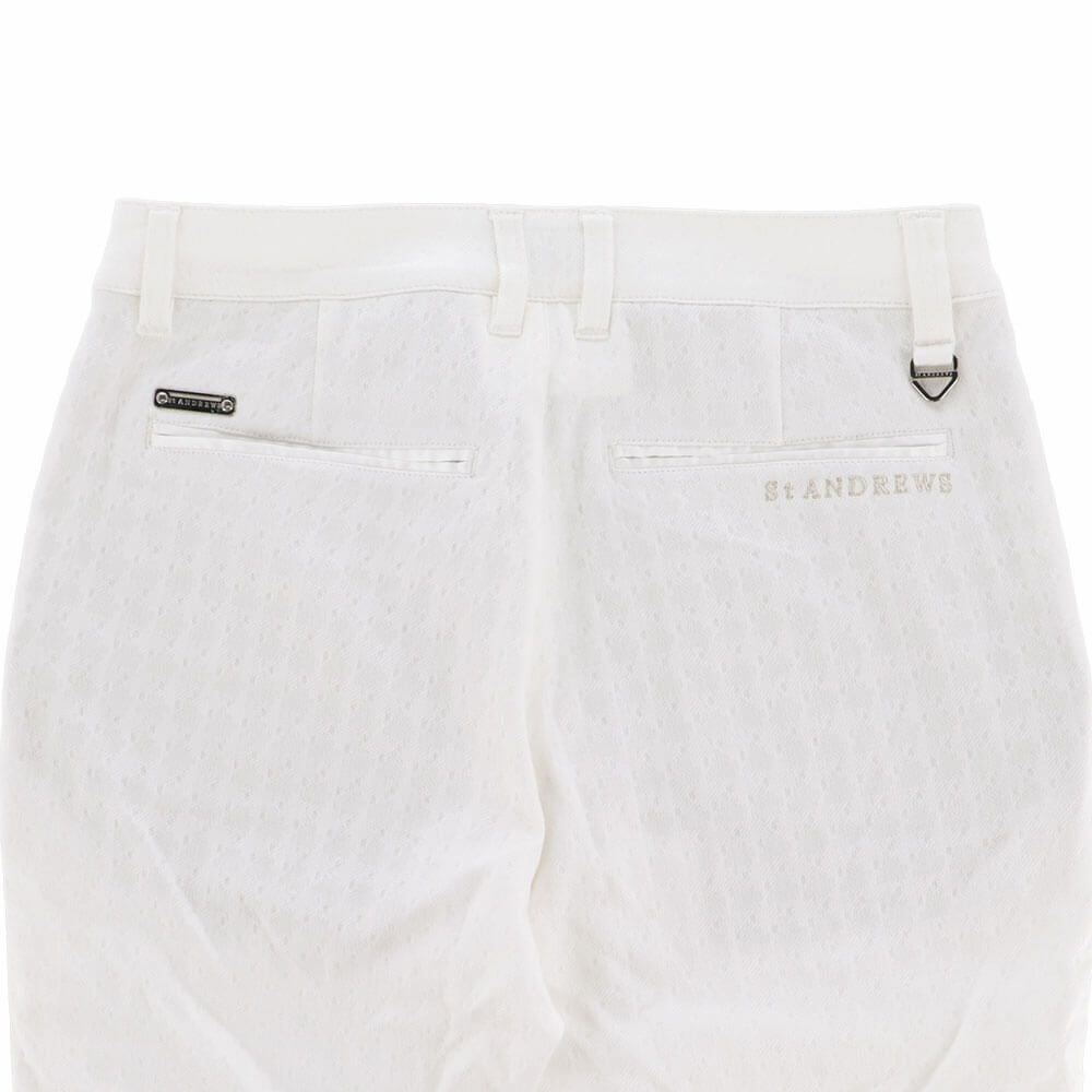 セントアンドリュース St ANDREWS　レディース 変形千鳥ジャガード ロングパンツ 043-2231012 詳細4