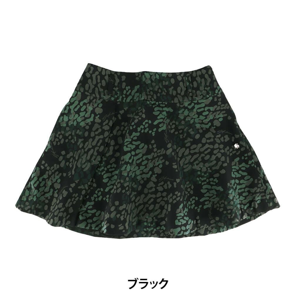 セントアンドリュース St ANDREWS　 レディース リンクスグリーンジャガード スカート 043-2234004 ブラック