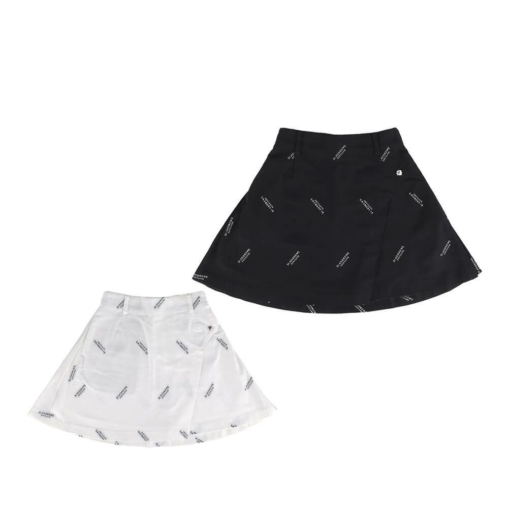 セントアンドリュース St ANDREWS　レディース ロゴジャガード スカート 043-2234902 詳細1