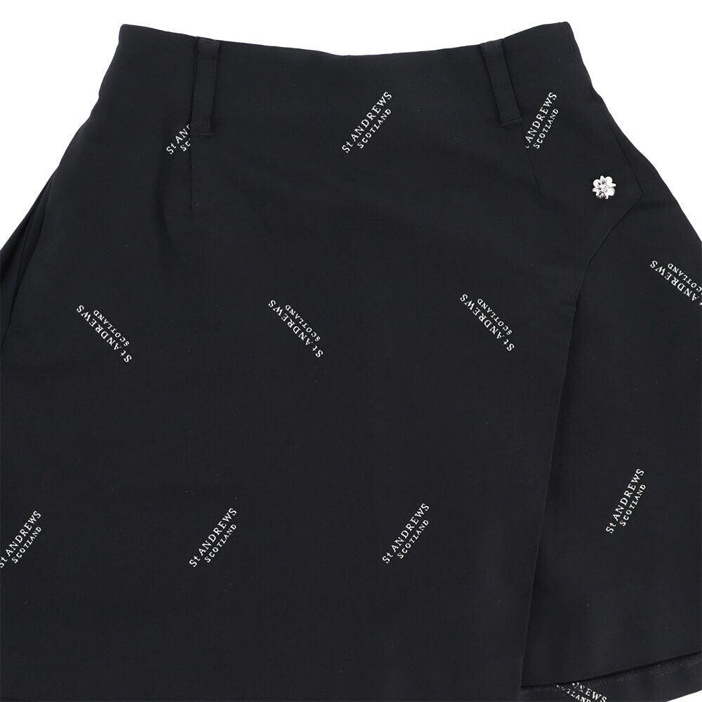 セントアンドリュース St ANDREWS　レディース ロゴジャガード スカート 043-2234902 詳細3