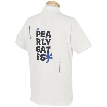 パーリーゲイツ PEARLY GATES　メンズ バックプリント サッカーチェック 半袖 ポロシャツ 053-5260711　2025年モデル 詳細2