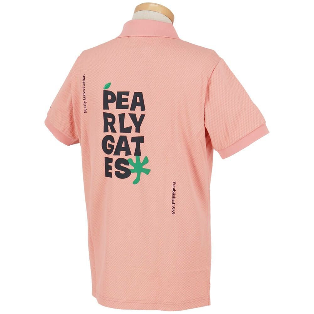 パーリーゲイツ PEARLY GATES　メンズ バックプリント サッカーチェック 半袖 ポロシャツ 053-5260711　2025年モデル 詳細10