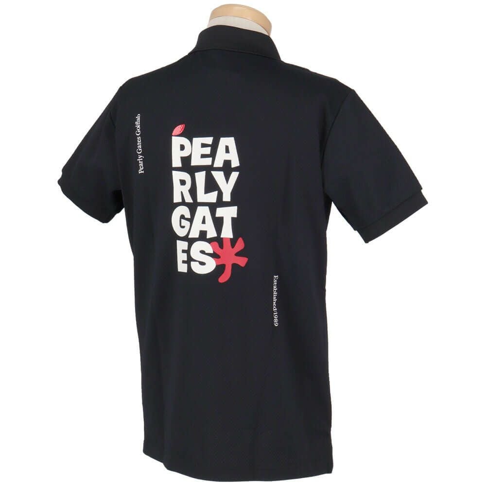 パーリーゲイツ PEARLY GATES　メンズ バックプリント サッカーチェック 半袖 ポロシャツ 053-5260711　2025年モデル 詳細13