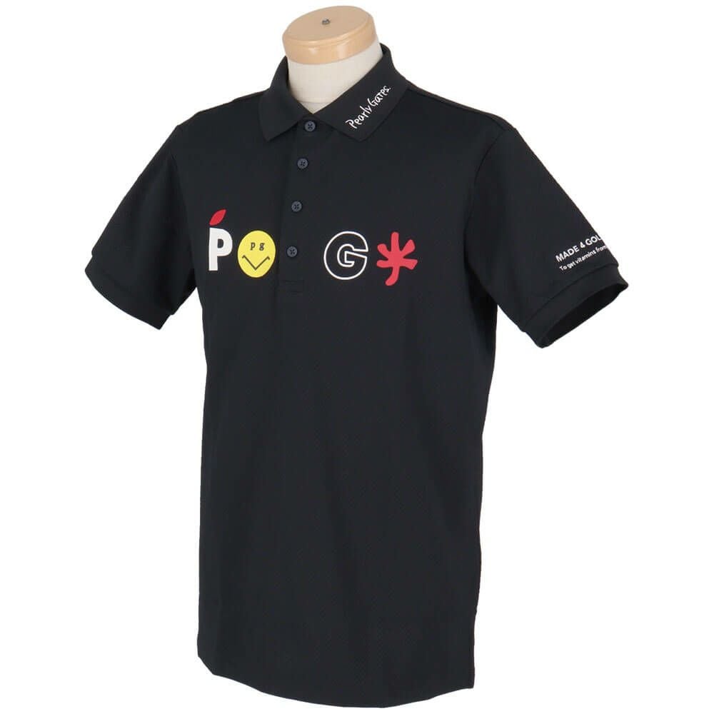 パーリーゲイツ PEARLY GATES　メンズ バックプリント サッカーチェック 半袖 ポロシャツ 053-5260711　2025年モデル 詳細14