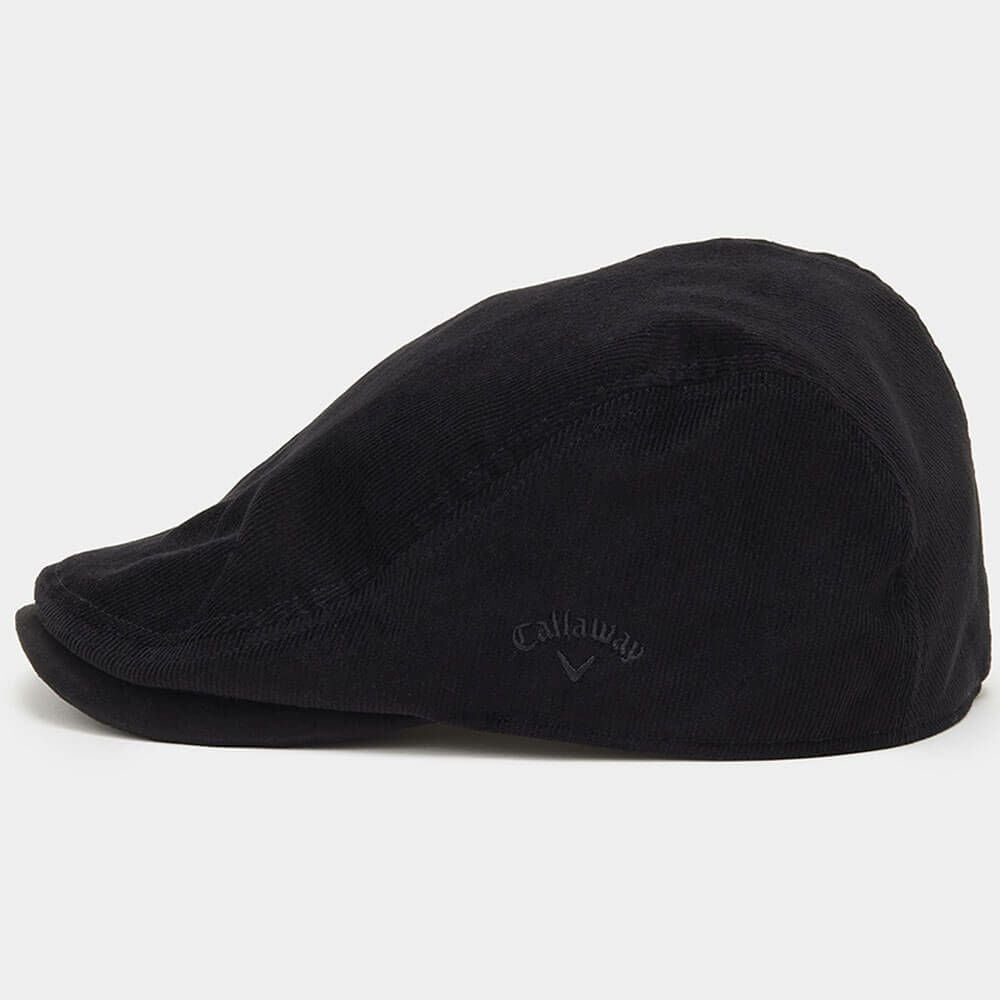 キャロウェイ Callaway　メンズ ロゴ刺繍　ハンチング キャップ C24291121 1010 ブラック　2024年モデル 詳細3