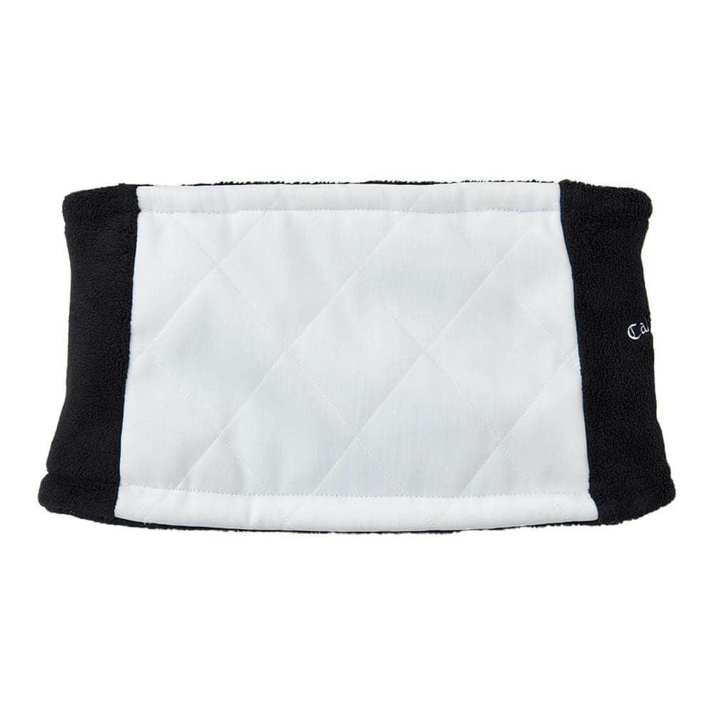 キャロウェイ Callaway　メンズ ロゴ刺繍 ネックウォーマー C24298104 1030 ホワイト　2024年モデル