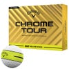 キャロウェイ CHROME TOUR 360 STRIPE クロム ツアー 2025年モデル　ゴルフボール　1ダース（12球入り） 360° イエロー ストライプ 詳細1