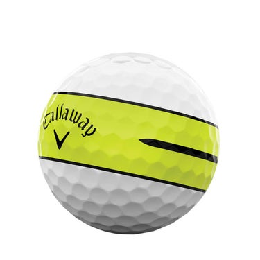 キャロウェイ CHROME TOUR 360 STRIPE クロム ツアー 2025年モデル　ゴルフボール　1ダース（12球入り） 360° イエロー ストライプ 詳細3