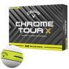 キャロウェイ CHROME TOUR X 360 STRIPE クロム ツアーX 2025年モデル　ゴルフボール　1ダース（12球入り） 360° イエロー ストライプ 詳細1