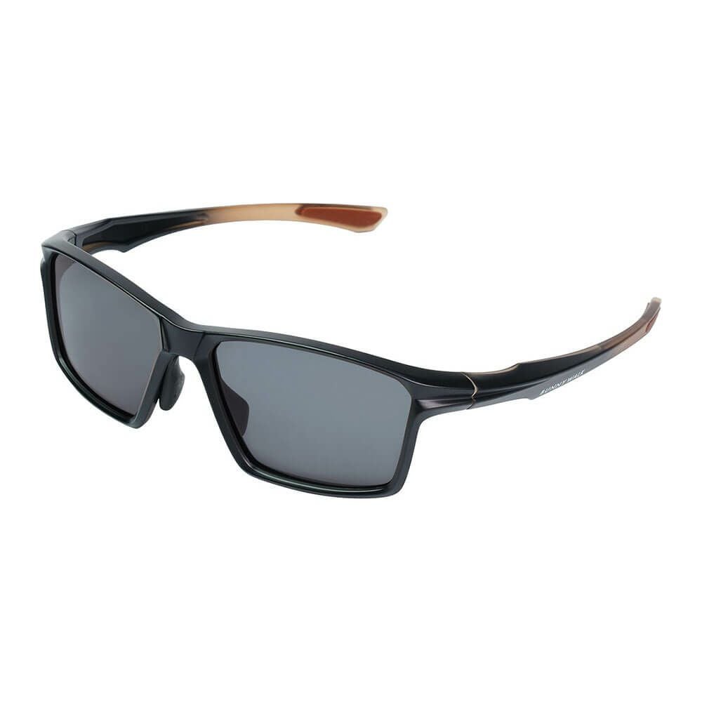 バニーウォーク BUNNY WALK　メンズ 偏光サングラス POLARIZED BW-025 BW-0252F MATTE BLACK＆CLEAR BROWN/SMOKE 詳細1