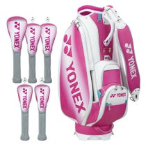 ヨネックス YONEX 岩井姉妹カラーモデル 岩井千怜プロモデル キャディバッグ＆ヘッドカバーセット CB4951LTS MZ マゼンダ 2025年モデル