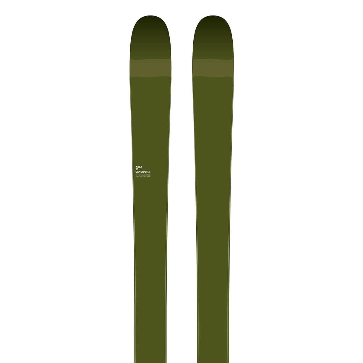 キャンディッド CANDIDE　AREA 91 エリア 91　スキー板 単品 2025-2026
